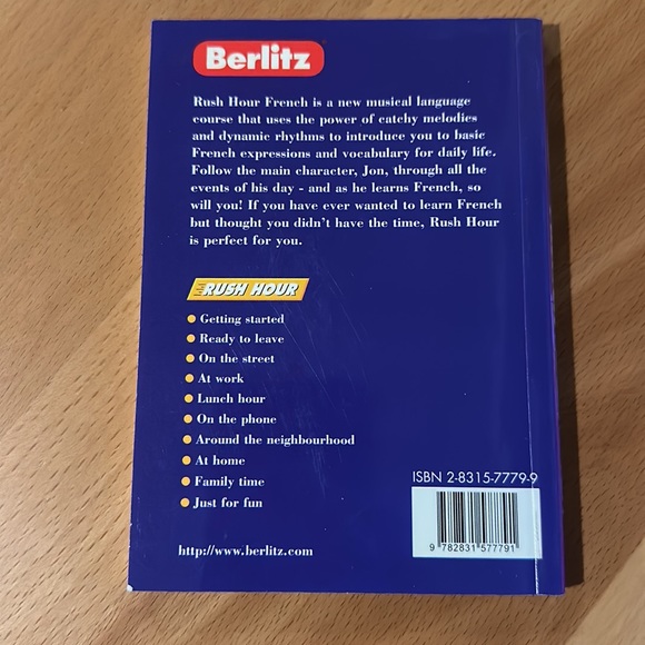 Berltiz Rush Hour Learn to speak French. 2 CDs with a booklet. - Picture 6 of 7